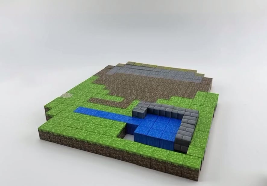 Forest Base With Nether portal and river